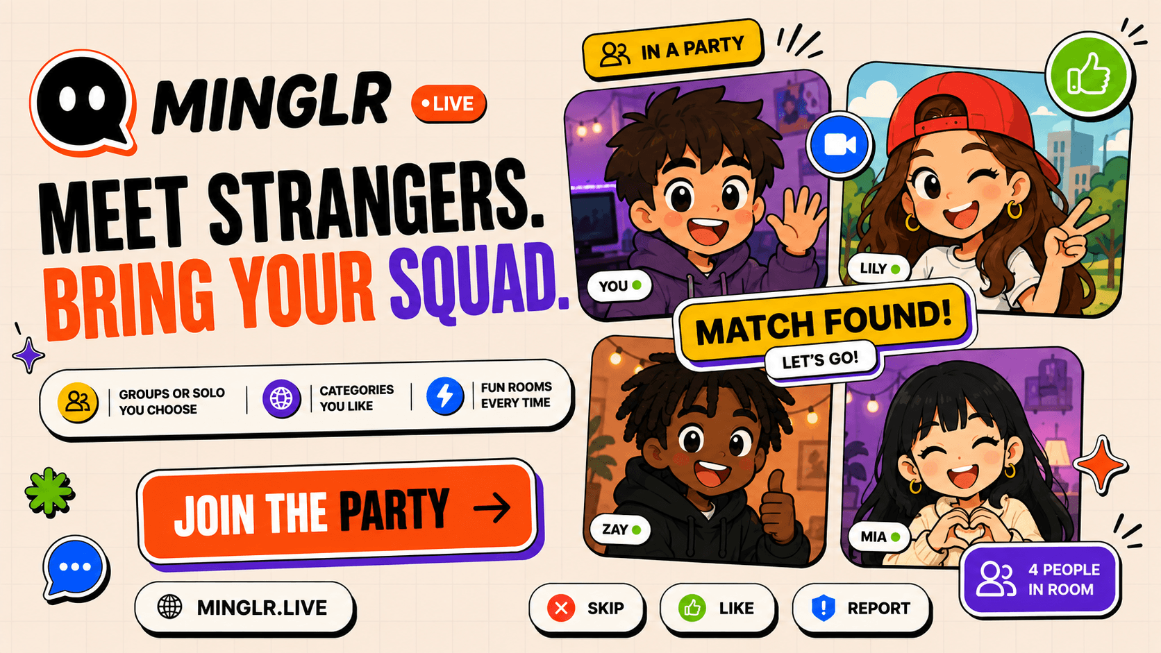 Minglr project preview